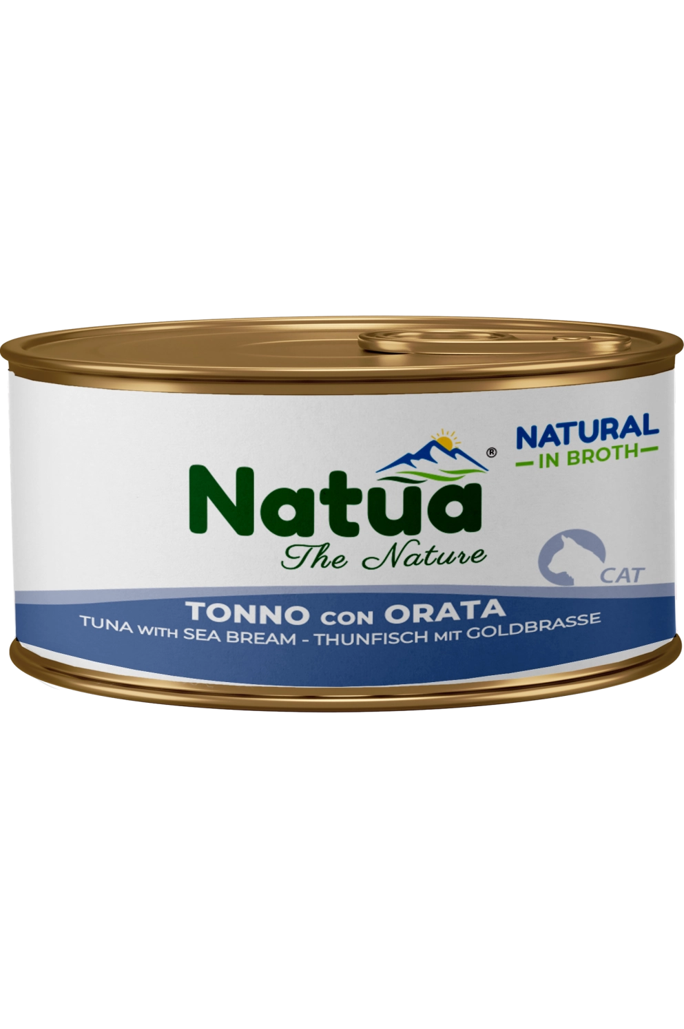 Natua Broth Cat Tuna With Seabream 24x85gr Tins