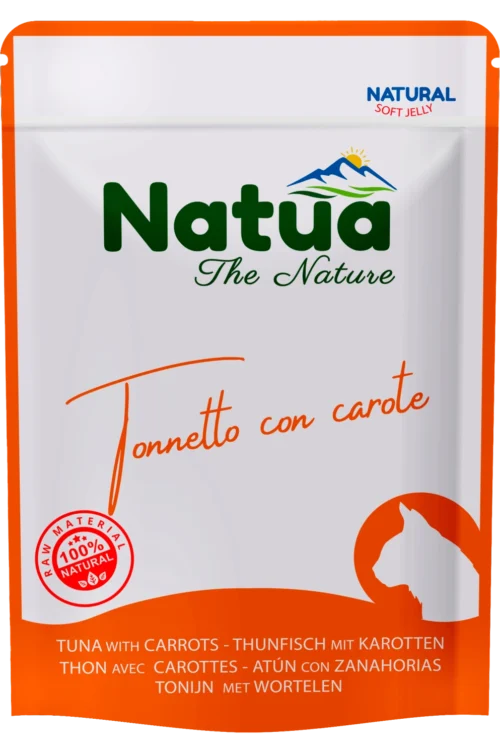 Natua Pouch Cat Tuna With Carrot 24x70gr Pouches