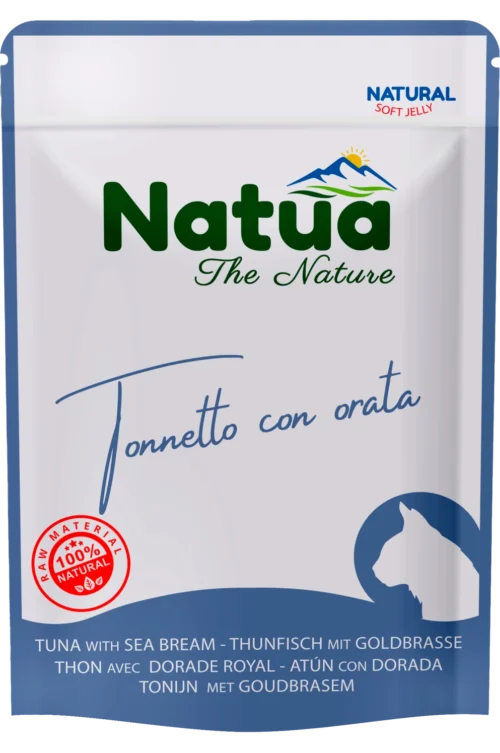 Natua Pouch Cat Tuna With Seabream 24x70gr Pouches