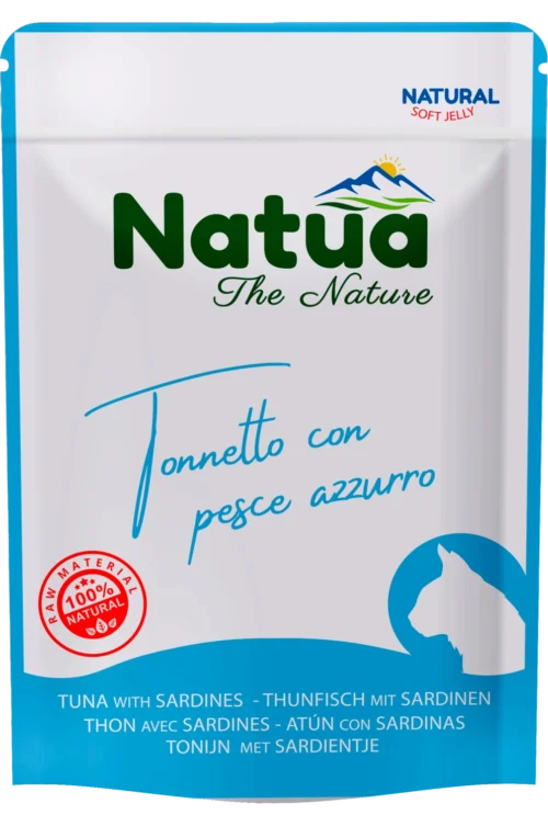Natua Pouch Cat Tuna With Sardine 24x70gr Pouches