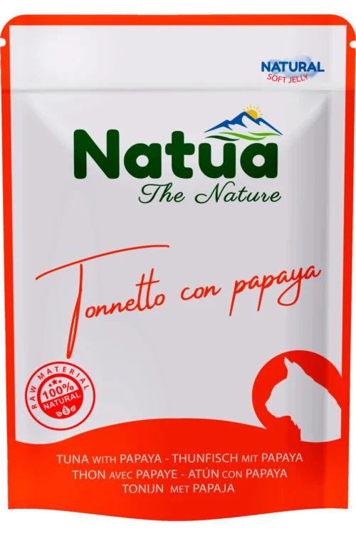 Natua Pouch Cat Tuna With Papaya 24x70gr Pouches