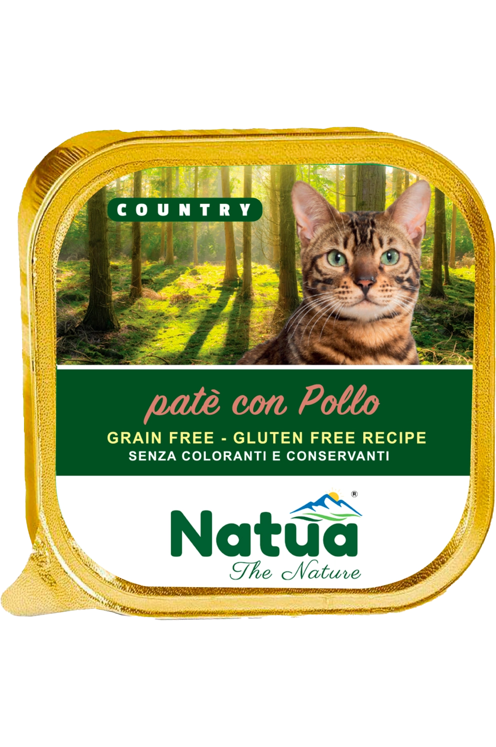 Natua Cat Country Chicken 34 x 100gr AluTrays
