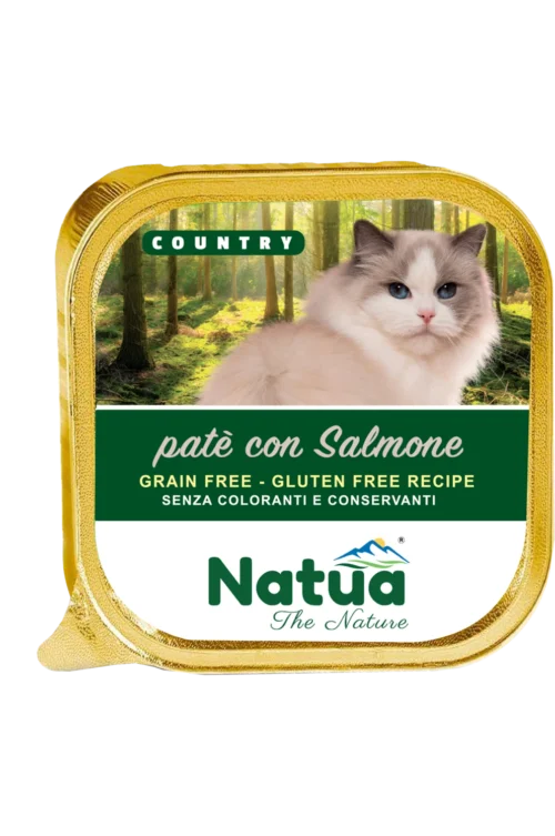 Natua Cat Country Salmon 34 x 100gr AluTrays
