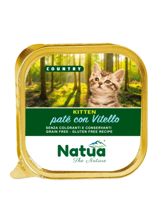 Natua Cat Country Kitten Veal 34 x 100gr AluTrays