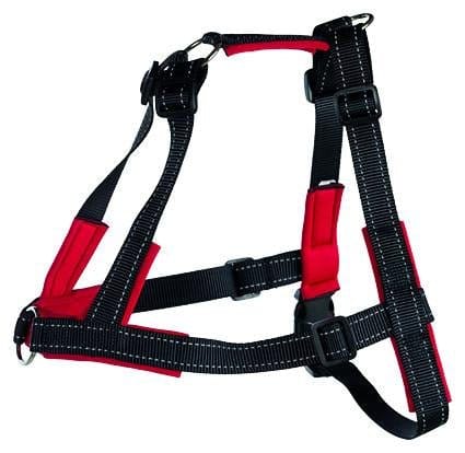 TRIXIE Lead'n'Walk Soft training harness, M–L: 55–90 cm/25 mm, black