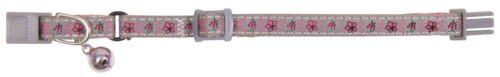 TRIXIE Junior kitten collar, reflective, flower motif,