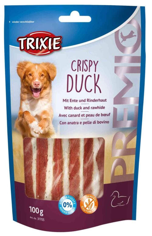 TRIXIE PREMIO Crispy Duck, 100 g