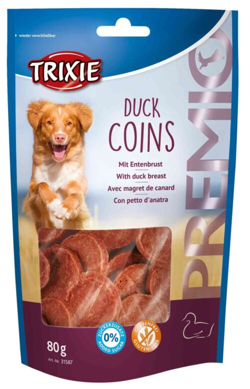 TRIXIE PREMIO Duck Coins, 80 g