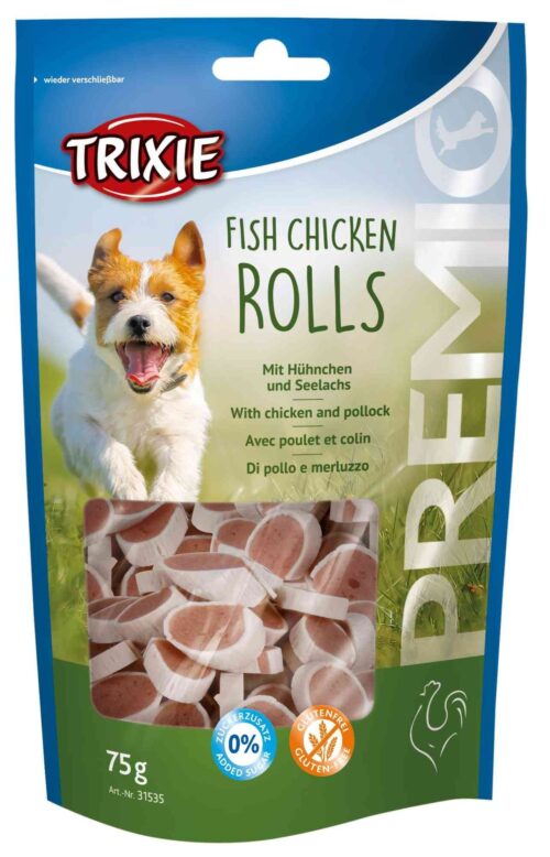 TRIXIE PREMIO Rolls, chicken and pollock, 75 g