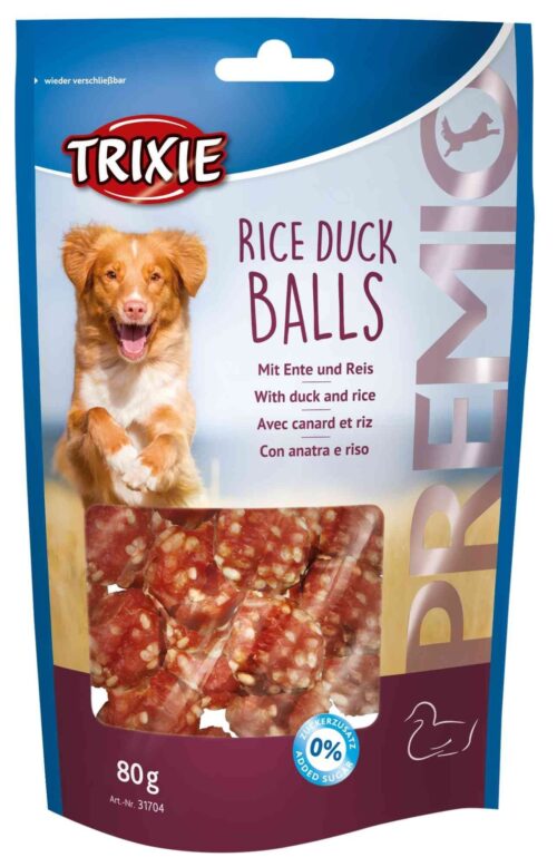 TRIXIE PREMIO Rice Duck Balls, 80 g