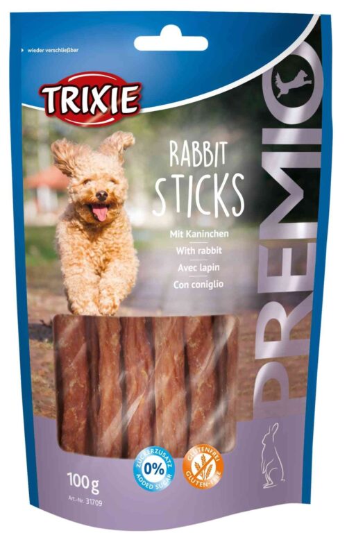 TRIXIE PREMIO Rabbit Sticks, 100 g