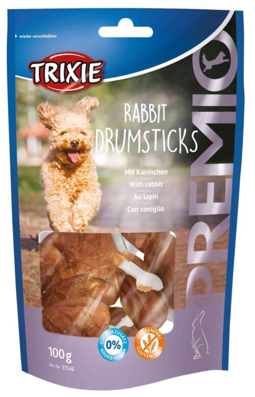 TRIXIE PREMIO Rabbit Drumsticks, 8 pcs./100 g