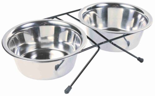 TRIXIE Eat on Feet bowl set, 2 × 0.75 l/ø 15 cm