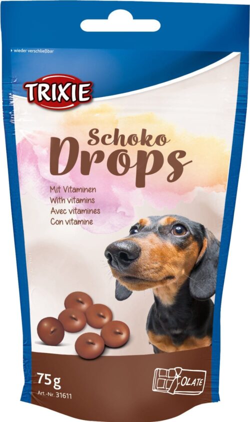 TRIXIE Chocolate Drops, 75 g