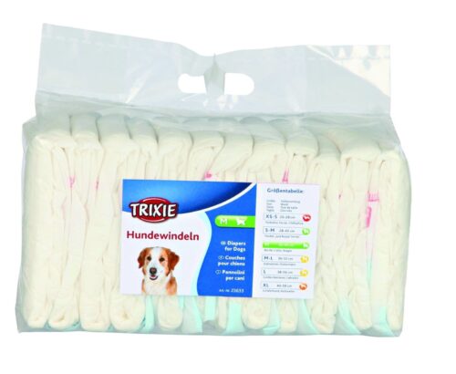 TRIXIE Diapers for female dogs, M, 12 pcs.