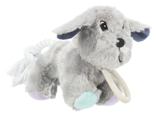 TRIXIE Junior dog with rope, plush, 24 cm