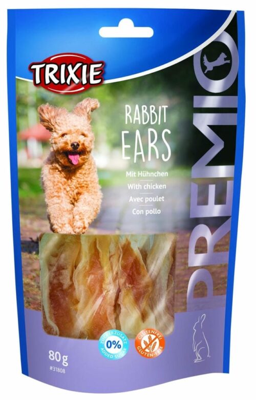 TRIXIE PREMIO Rabbit Ears, 80 g