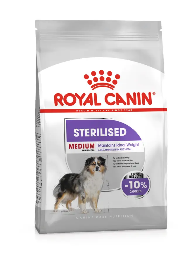 Royal Canin Medium Sterilised – Complete Dry Food for Neutered Adult Medium-Breed Dogs 3KG