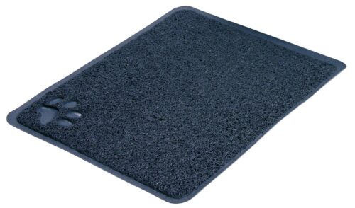TRIXIE Cat litter tray mat, PVC, 37 × 45 cm, anthracite