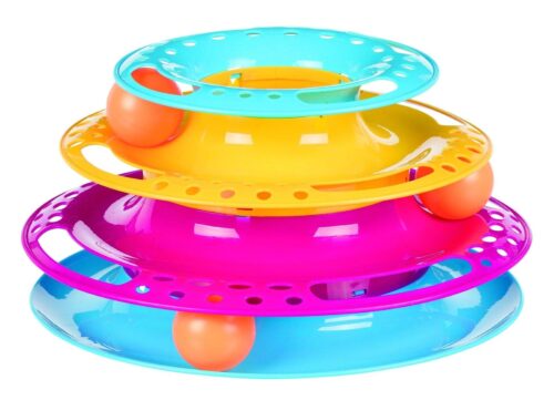 TRIXIE Cat circle tower, plastic, ø 25 cm × 13 cm