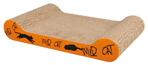 TRIXIE Wild Cat scratching cardboard, 41 × 7 × 24 cm, orange