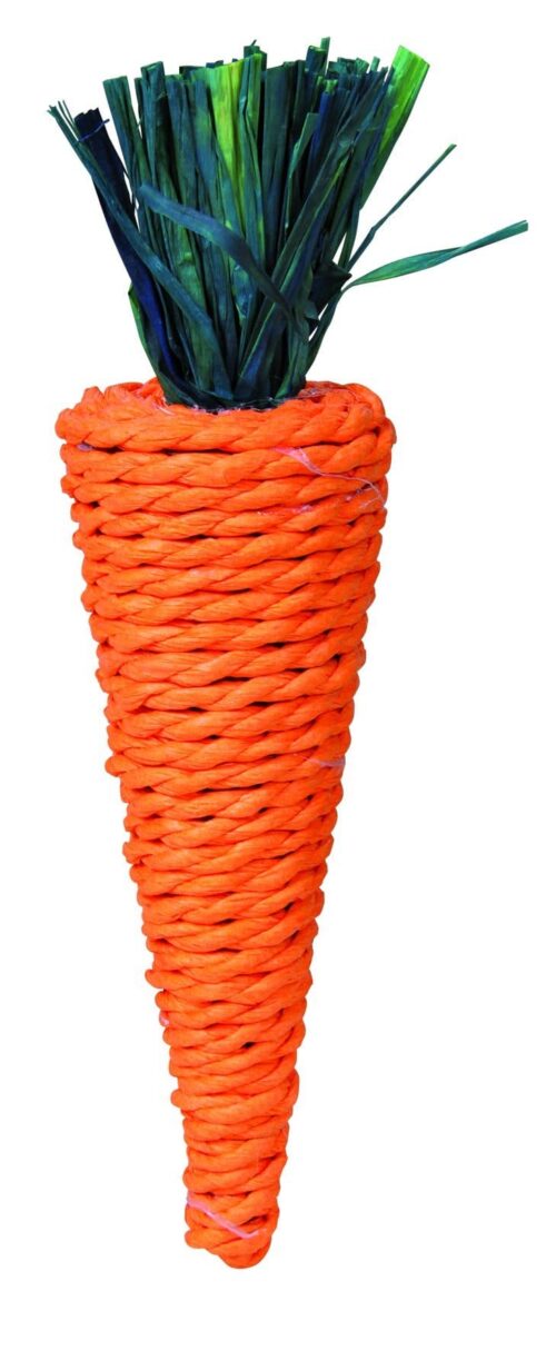 TRIXIE Toy, carrot, for small animals, 20 cm