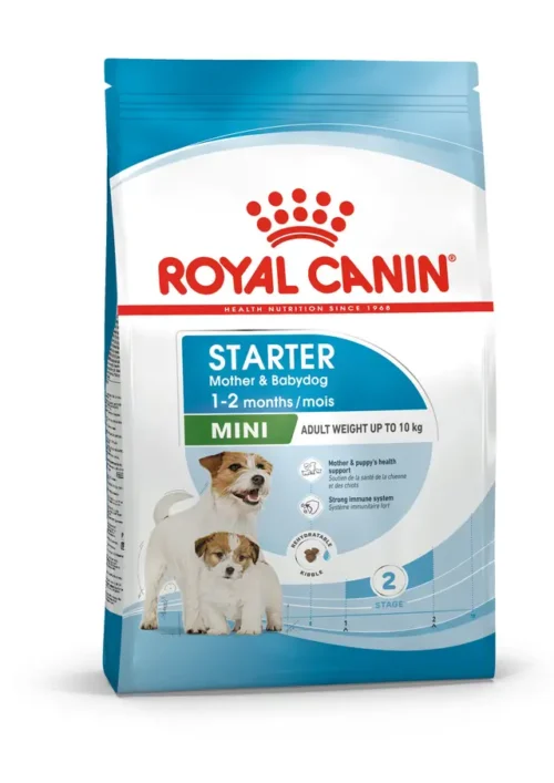 Royal Canin Mini Starter Mother & Babydog – Complete Dry Food for Small Breed Mothers with Young 1kg | 4kg