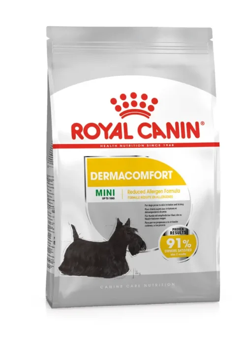 Royal Canin Mini Dermacomfort – Complete Dry Food for Small-Breed Dogs with Sensitive Skin 1kg | 3kg