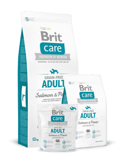 Brit Care Grain-free Salmon & Potato Adult Small & Medium Breeds