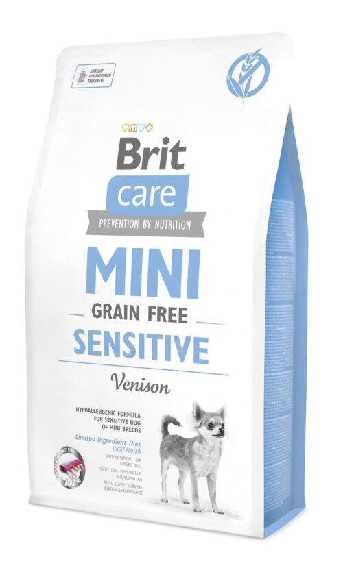 Brit Care Dog Dry Food Mini Sensitive Grain Free Venison