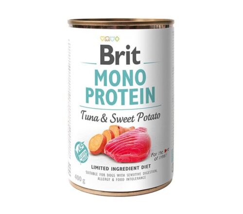 BRIT MONO PROTEIN TUNA & SWEET POTATO 6x400g Cans