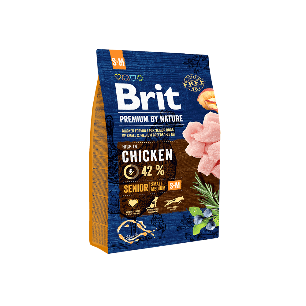 Brit Premium by Nature Chicken Senior S+M Breeds