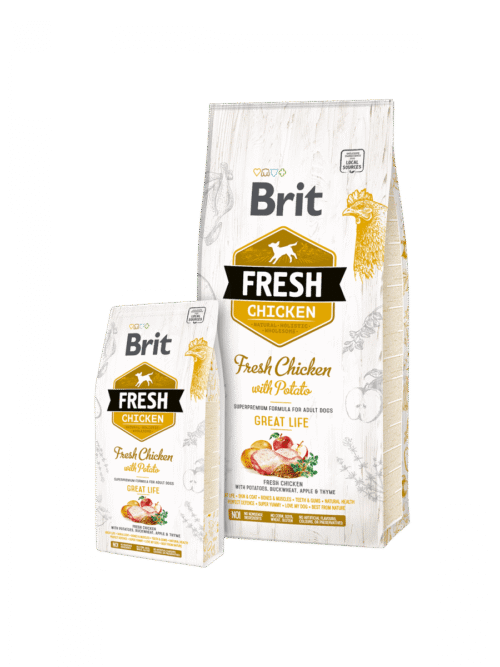 Brit Fresh Chicken with Potato Adult Great Life