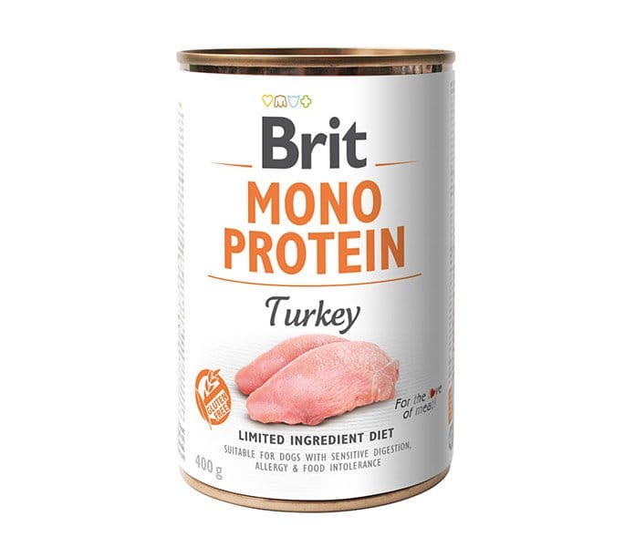 BRIT MONO PROTEIN – TURKEY 6x400g Cans