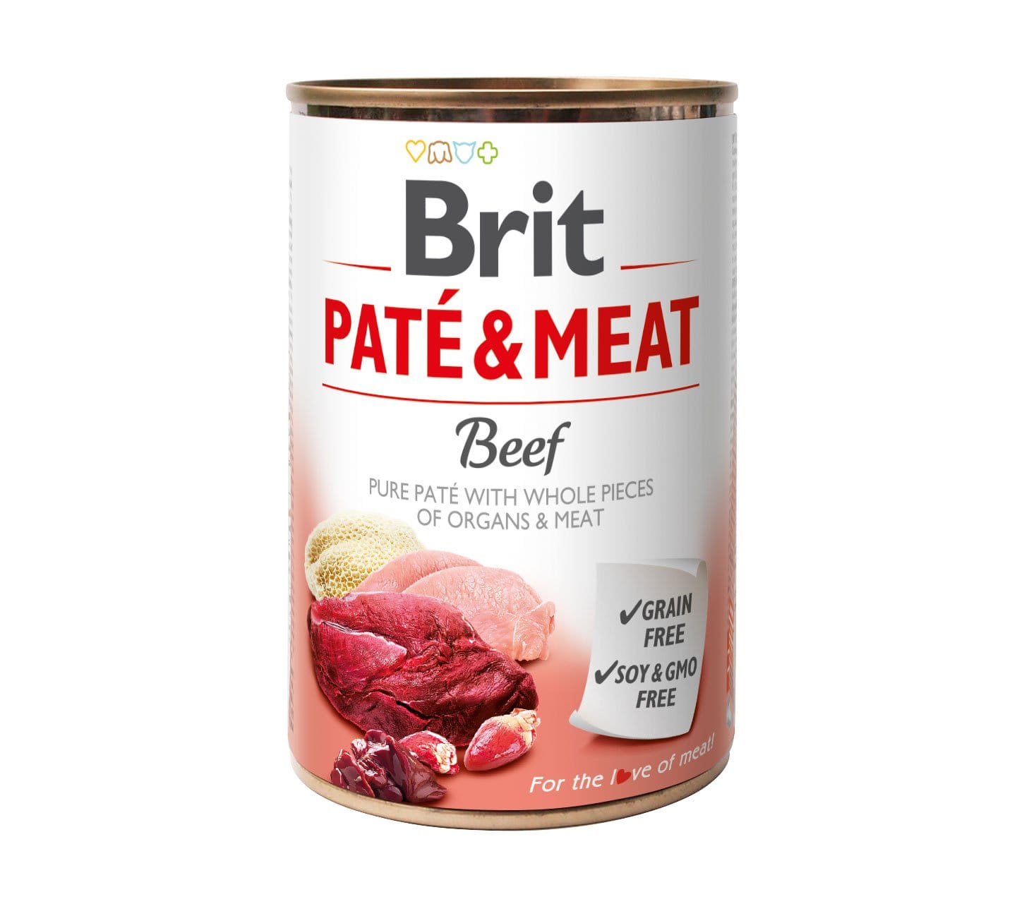 BRIT PATÉ & MEAT - BEEF 6x400g Cans