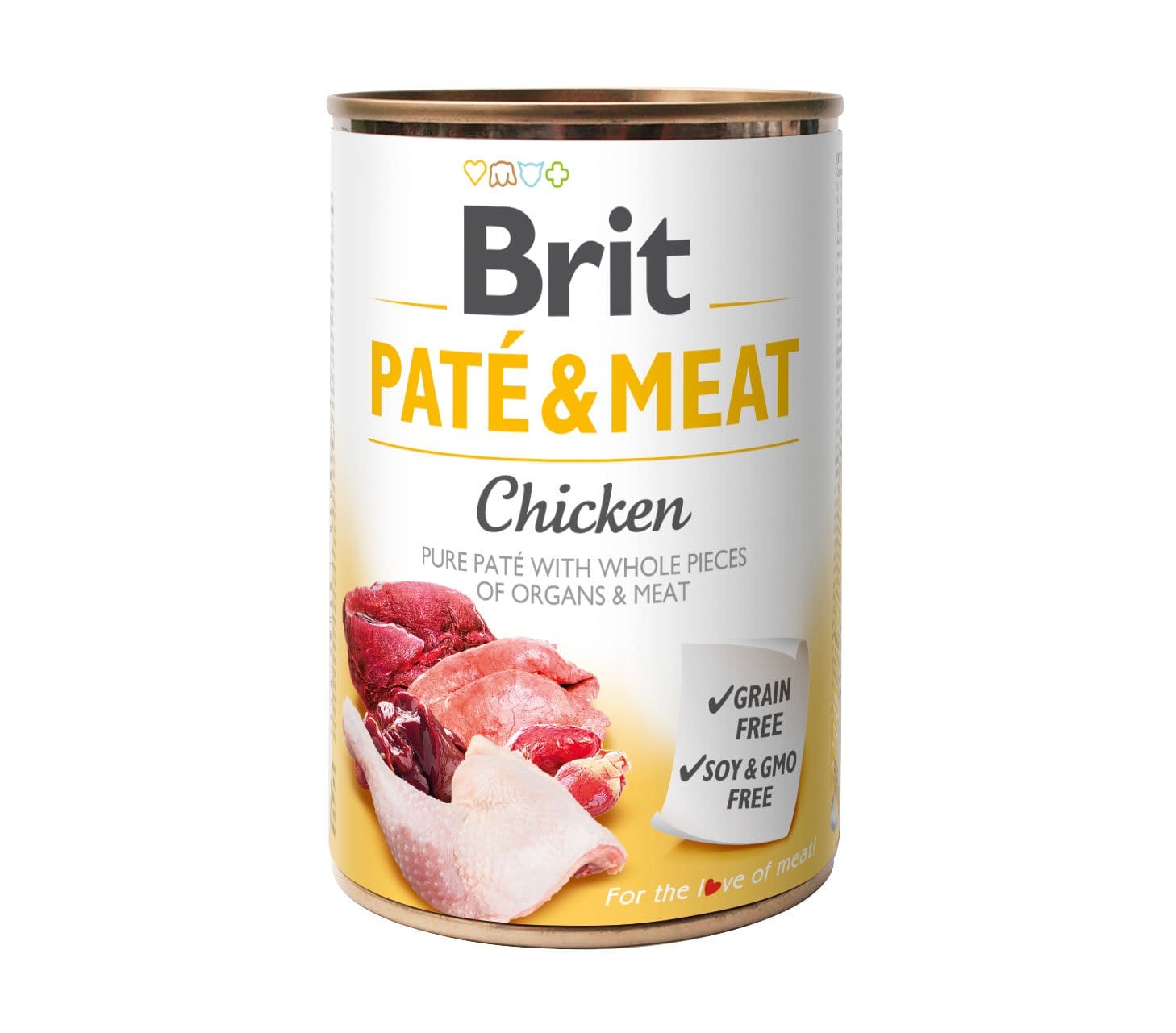 BRIT PATÉ & MEAT - CHICKEN 6x400g Cans