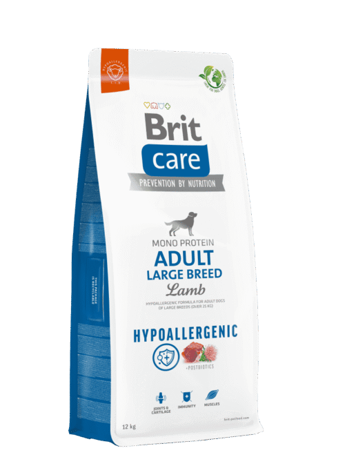 Brit Care Dry Dog Food Hypoallergenic Lamb & Rice Adult Large Breed