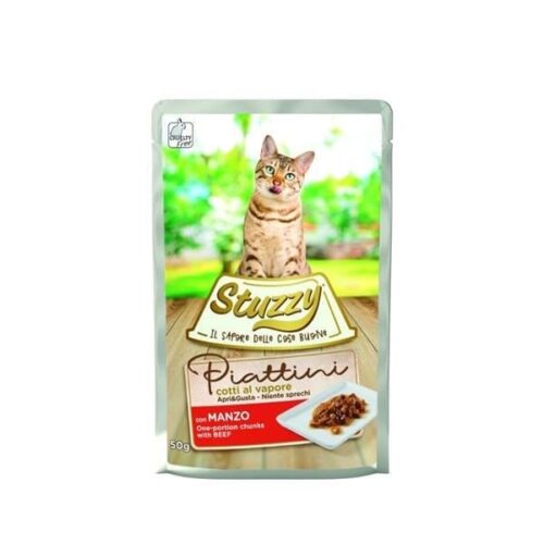 Stuzzy Cat Chunks with Beef, Box of 24x85g