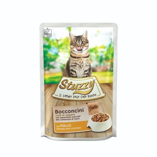 Stuzzy Cat Chunks with Chicken, Box of 24x85g