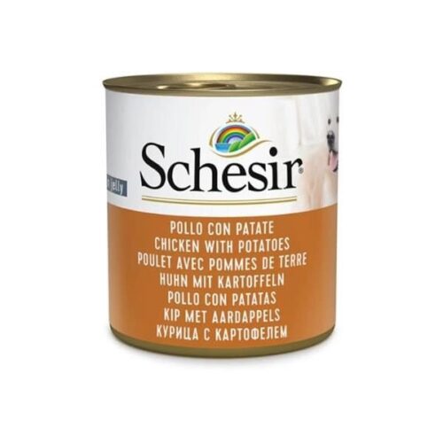Schesir In Jelly Dog Chicken With Potatoes 16x285g Cans