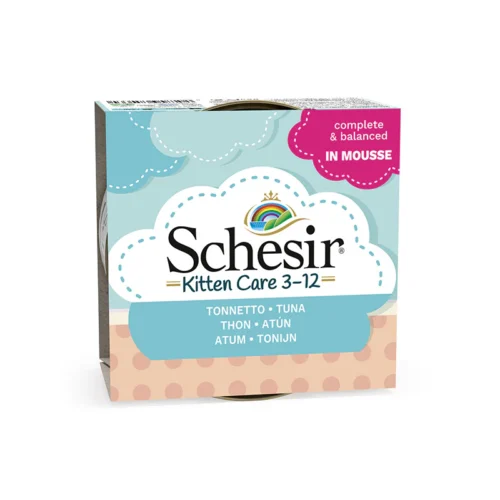 Schesir Baby Kitten Tuna in Mousse 14x85g Tins