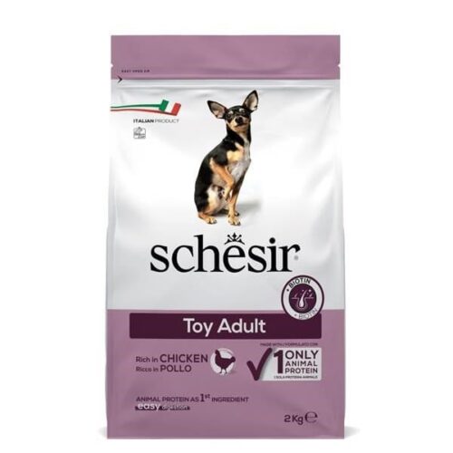 Schesir Toy Adult Dog Chicken Dry Food 800g | 2kg
