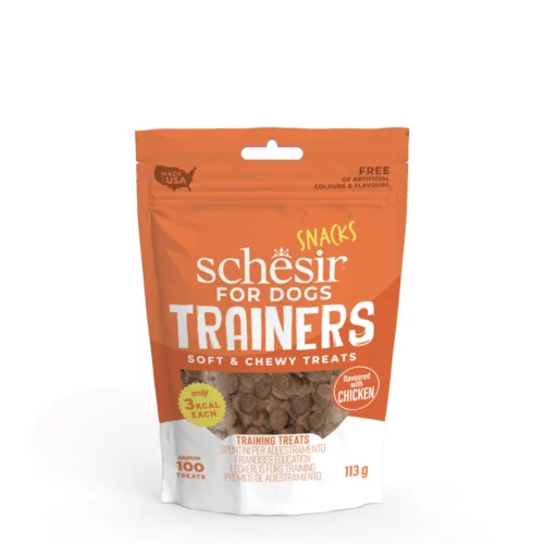 Schesir Snacks For Dogs Flavoured with Chicken - For Training 113g