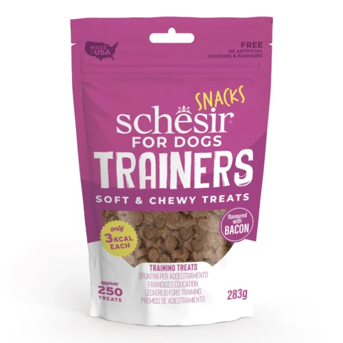 Schesir Snacks For Dogs Bacon Flavored Snacks - For Training 283g