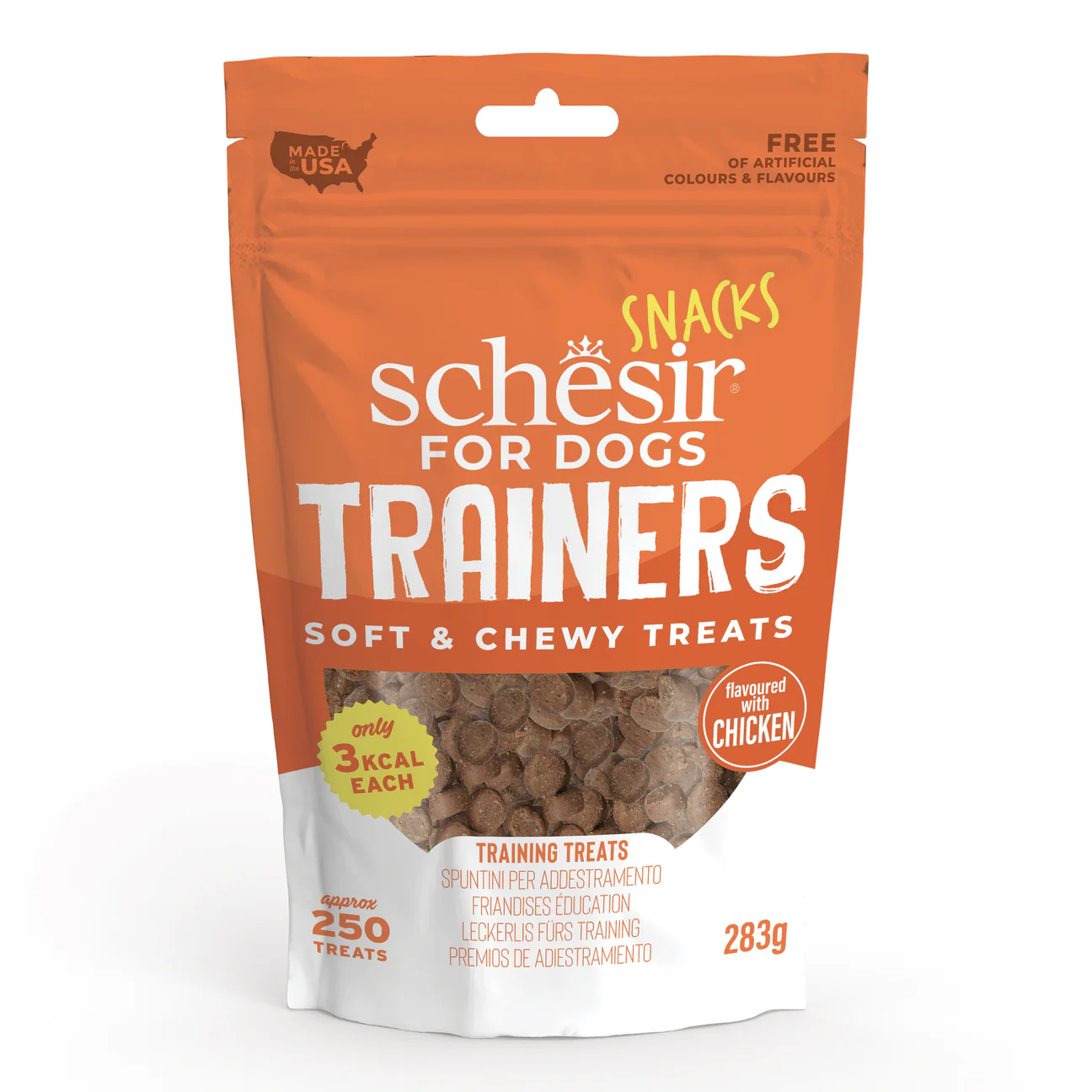 Schesir Snacks For Dogs Chicken Flavored Snacks - For Training 283g