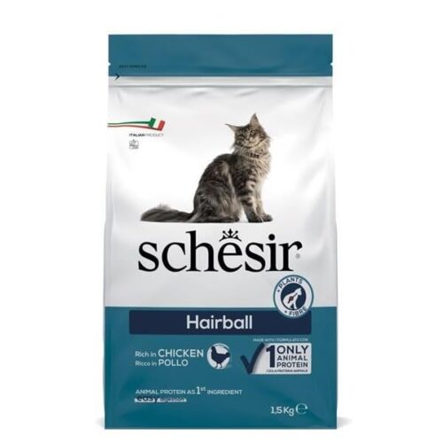 Schesir Cat Hairball Chicken Dry Food 400g | 1.5kg