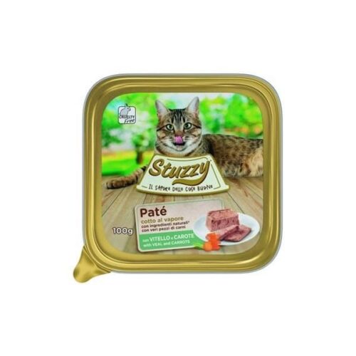 Stuzzy Cat Paté with Veal and Carrots, Box of 32x100g