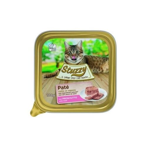 Stuzzy Cat Paté with Ham,  Box of 32x100g foil trays