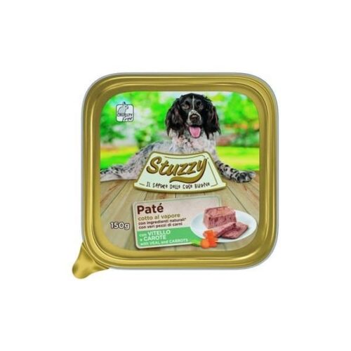 Stuzzy Dog Classic Paté with Veal and Carrots, Box of 22x150g foil trays