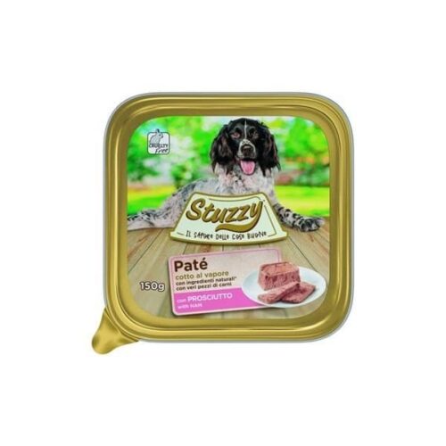 Stuzzy Dog Classic Paté with Ham, Box of 22x150g foil trays